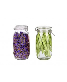 Airtight Glass Canister-Set of 2
