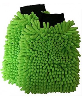 Microfibre Cleaning Gloves-2 PCS Microfibre Cleaning Gloves-2 PCS