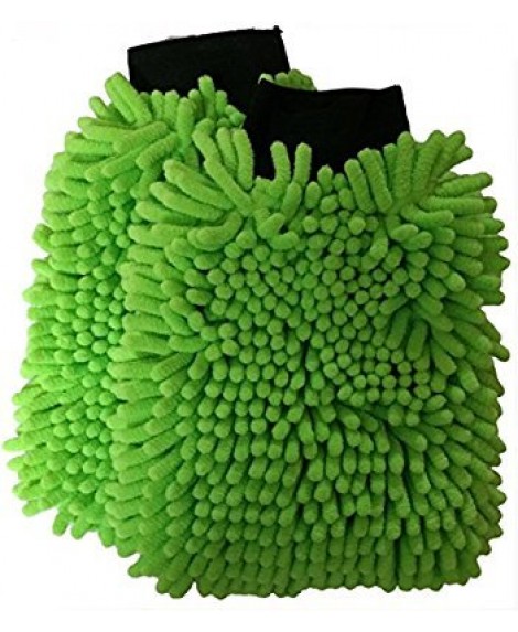 Microfibre Cleaning Gloves-2 PCS Microfibre Cleaning Gloves-2 PCS