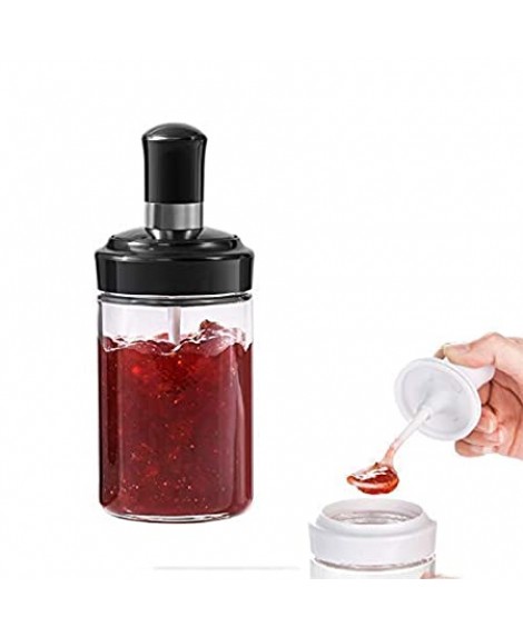 Transparent glass storage jar Transparent glass storage jar